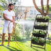 4-Tier Vertical Raised Garden Bed Freestanding Garden Planter 4 Container Boxes