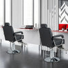 Hydraulic Barber Chair Salon Chair Height Adjustable 360° Swivel Reclining Back
