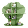 Green Bookshelf Storage Shelf For Children's Reading Room Open Storage Modern