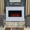 Freestanding Electric Fireplace 1800W Electric Insert Fire Surround Mantle Suite