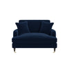 Velvet Loveseat Sofa Couch 2 Seater with Cushions