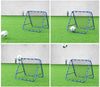 Football Training Net Double Sided Rebounder Soccer Kickback Target Goal Adjust