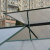Clear Garden Grow Polycarbonate Aluminium Greenhouse Plants Shelter Sliding Door