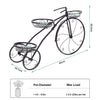 Bicycle Planter Metal Plant Stand Garden Bike Flower Pot Cart Holder Basket Deco
