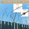 10m Razor Security Barbed Wire Coiled Concertina Type Barb Fence Fencing Garden