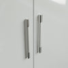 2 Door Wardrobe with Hanging Rail White High Gloss Bedroom Storage Cupboard