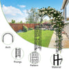 XXL-Large Tall Garden Arch Trellis Metal Tubular Frame Climbing Plant Archway