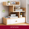 2/3 Layer Study Bedroom Wooden Desktop Bookcase Storage Rack Shelving Holder UK