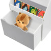 3 Tier Children Toy Storage Organizer Kids Bookshelf with Drawer Organizer Rack