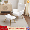 Relax Lounge Accent Chair and Ottoman Set Armchair Lounge Chair with Footstool