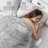 Heated Blanket Electric Blanket, Soft Flannel Electric Throw (130x160CM) - GREY