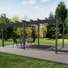 Garden Pergola Awning Gazebo Outdoor Canopy Backyard Party Barbecue Shelter 3X6M