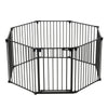 Outdoor Metal Pet Dog Stair Gate Safety Guard Baby Toddler Stair Doorway Cage UK