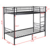 Metal Single & Triple Bunk Beds Frame Double & Single Kids Bedroom Furniture UK