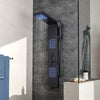 Bathroom LED Shower Panel Column Tower Waterfall Massage Body Jets System Mixer