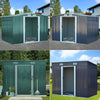 Metal Garden Shed 6 X 4, 8 X 6, 10 X 8 12 x 10ft Garden Storage Base Foundation