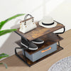 Wooden 3Tier Shoe Rack Storage Shelf Unit Organiser Footwear Stand Door Bathroom
