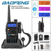 UK NEW Baofeng UV-5R Walkie Talkie Dual Band UHF VHF Ham FM Two Way Radio Black