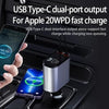 Retractable Car Charger 4 in 1 Car Charger 100W Car Phone Charger 2x Cables