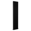 Traditional Cast Iron Style Radiator Vertical 1800x380mm 3 Column Black