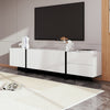 Modern TV Stand with 3 Doors and 2 Drawers Storage Cabinet Unit for Living Room