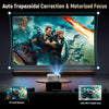 Projector with WIFI and Bluetooth, 4K 1080P Smart Movie Projector 600 ANSl Auto