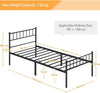 New Metal Bed Frame 3ft Single Platform Bedroom Furniture UK