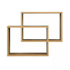 Display Space Saving Multi Compartment Floating Wall Shelves Display Shelf