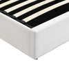 Ottoman Bed 5ft King LED Upholstered Storage Bed Frame with Adjustable Headboard
