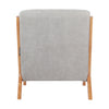 Armchair Stylish Modern Living Room Accent Chair Wood Frame Armchair Grey Sofa