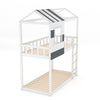 Space Saving Wood Bunk Bed Twin Beds Kids 3FT Single Bedframe House Design Unit