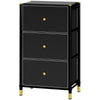 Chest of Drawers with 3 Drawers for Bedroom, Living Room, Black