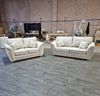 Luxe - 3&2 Seater Sofas | High Back | Cream Plush | Brand New - Special Offer