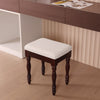 Vanity Chair Dressing Table Stool Makeup Seat Baroque Piano Chair, 46.5x39x29 CM