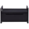 Wood Shoe Changing Bench 2 in 1 Entryway Shoe Storage Bench Flip-up Padded Seat