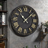 GARDEN ROMAN WALL CLOCK LARGE INDOOR OUTDOOR BIG ROMAN NUMERALS RESIN WATERPROOF