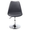 Breakfast Bar Stools Faux Leather Swivel Gas Lift Kitchen Pub Chairs Chrome Base