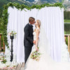 20FT 10FT 7FT Silk Backdrop Curtain Wedding Photo Drape Wall Window Venue Decor