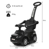 3 in 1 Baby Ride on Push Car Toy Kids Stroller Sliding Walking Car with Horn