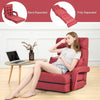 2 IN 1 Folding Lazy Sofa Lounger Floor Gaming Armchair Bed Recliner Adjustable