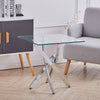 X Shaped End Side Couch Small Coffee Table Snack TV Style Living Room Furniture