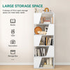 Bookcase 5-Tier Tall Bookshelf Shelving Unit Book Storage Rack for Living Room