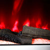 Electric Fireplace Suite Fire LED 7 Color Flames MDF Surround Heater Wall Mount