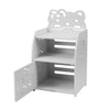 White Storage Cabinet Table Side End Stand Bedroom Bedside Storage Furniture NEW