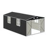 16x10ft ExtraLarge Metal Garden Shed Outdoor Bike Tool Storage House Window Lock