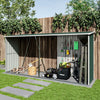 Galvanised Firewood Log Holder Wood Storage Rack Cabin LogStore Bike Garden Shed