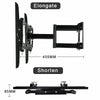 TV Wall Bracket Mount Swivel Tilt for 32 40 42 46 50 55 60 70" TVs Full Motion