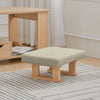 Small Sofa Footstool Low Kids Pouf Ottoman Padded Shoe Changing Stool Seat uk