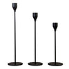 3x Candlestick Holders Tall Candle Holder Metal Candelabra Wedding Table Manners