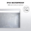 Illuminated LED Bathroom Mirror with Lights Smart Touch Wall Mounted 450x600mm